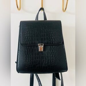 Brandy Melville Mini Leather Backpack